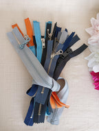 12 Fermetures Éclair 8cm - 50cm