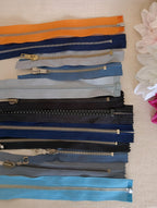 12 Fermetures Éclair 8cm - 50cm