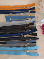 12 Fermetures Éclair 8cm - 50cm