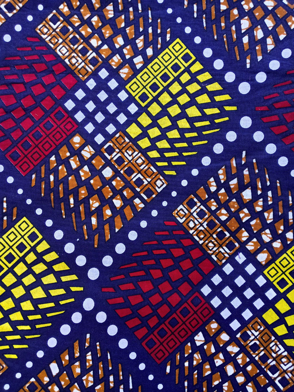 Tissu Wax Africain Nora - 6 Yards