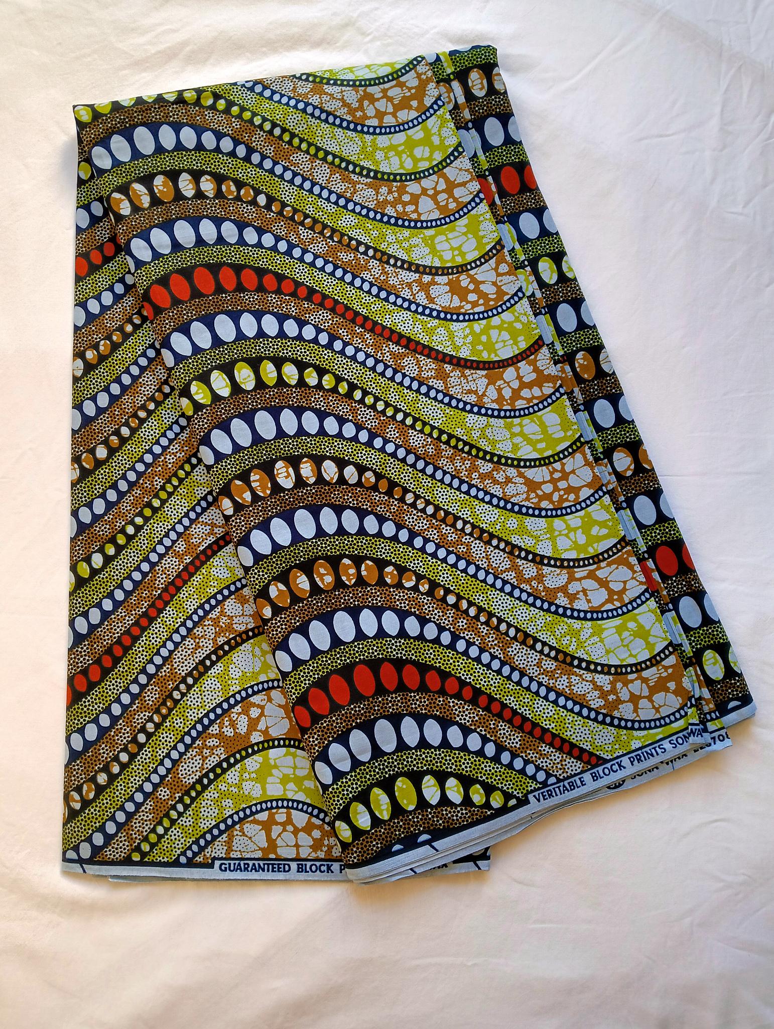 Tissu Wax Jojo - Coton - 2 Yards