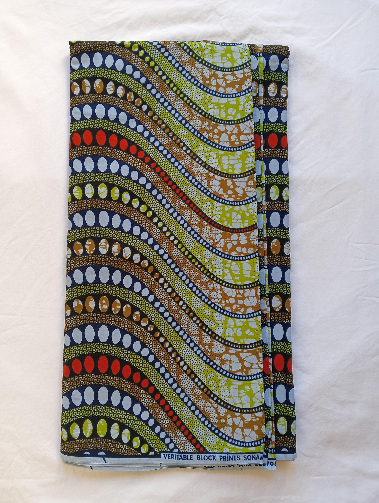 Tissu Wax Jojo - Coton - 2 Yards