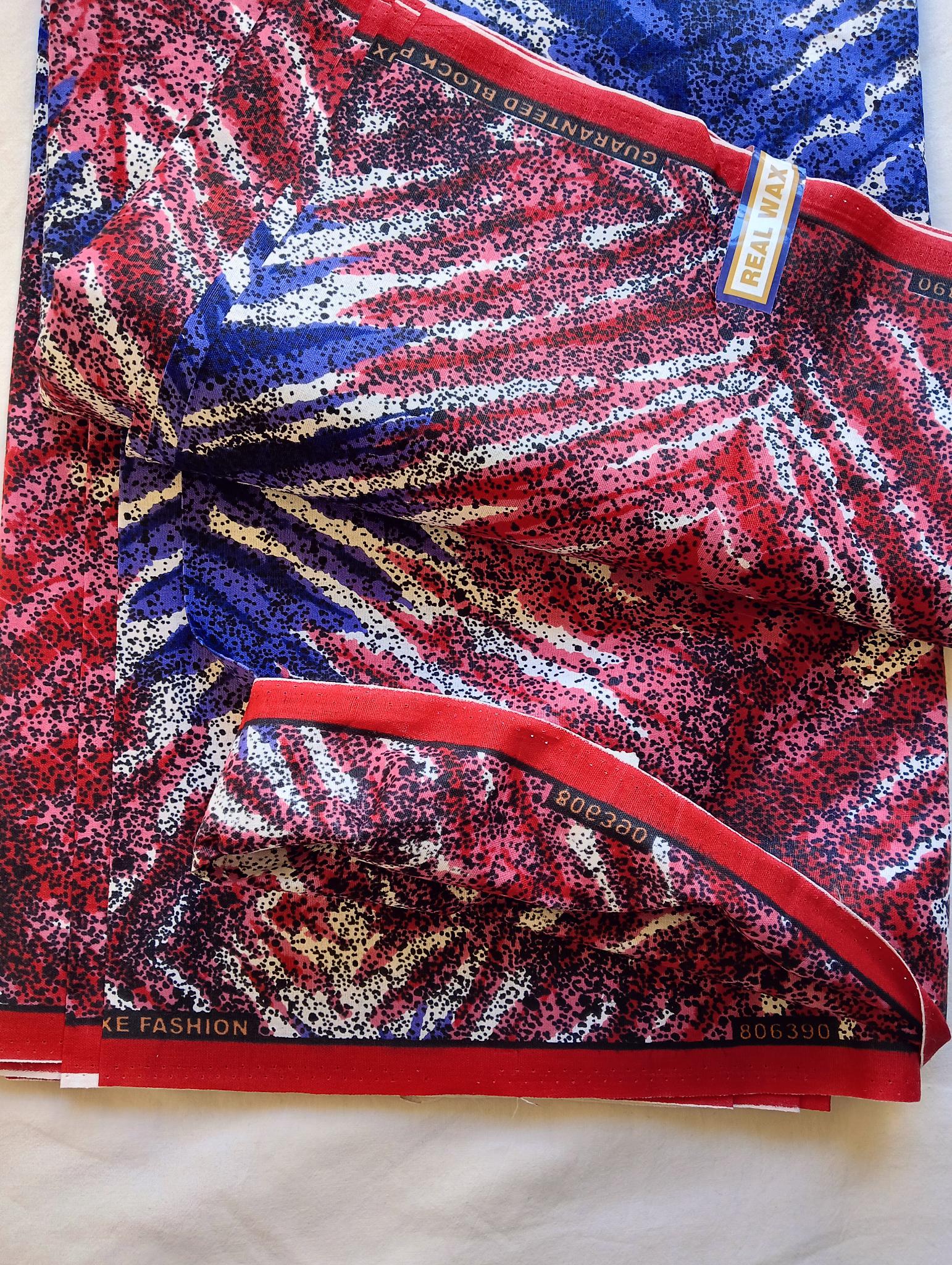 Tissu Wax Nour - Coton - 2 Yards