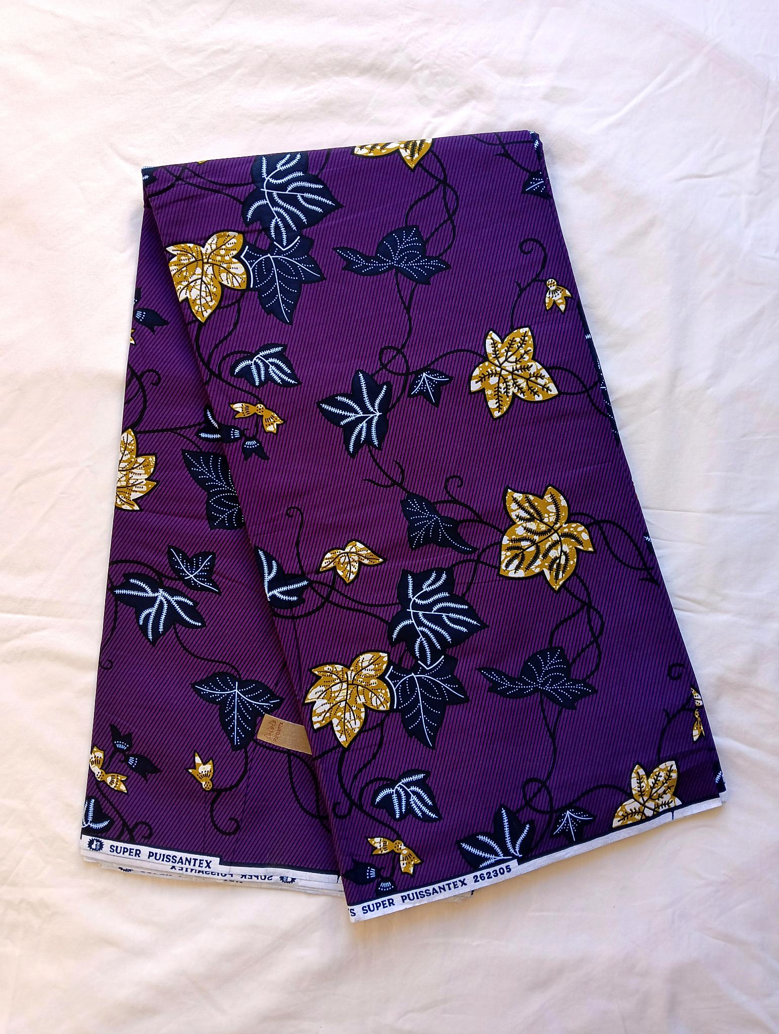 Tissu Wax Val - Coton - 2 Yards