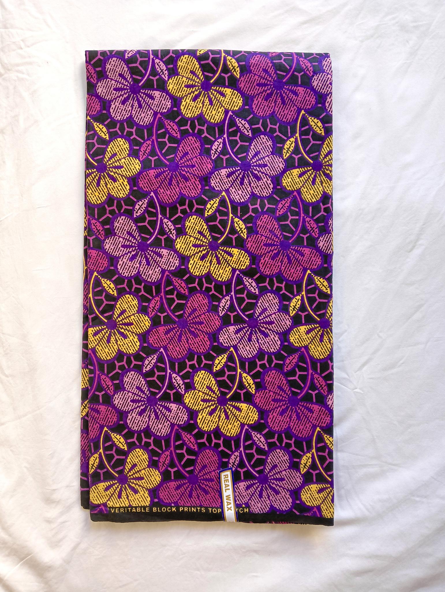 Tissu Wax Grace - Coton - 2 Yards