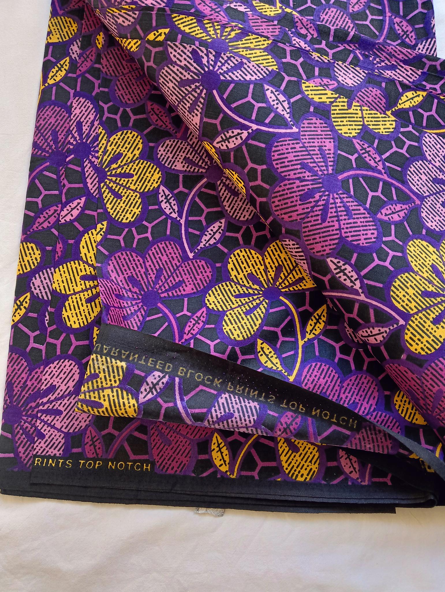 Tissu Wax Grace - Coton - 2 Yards