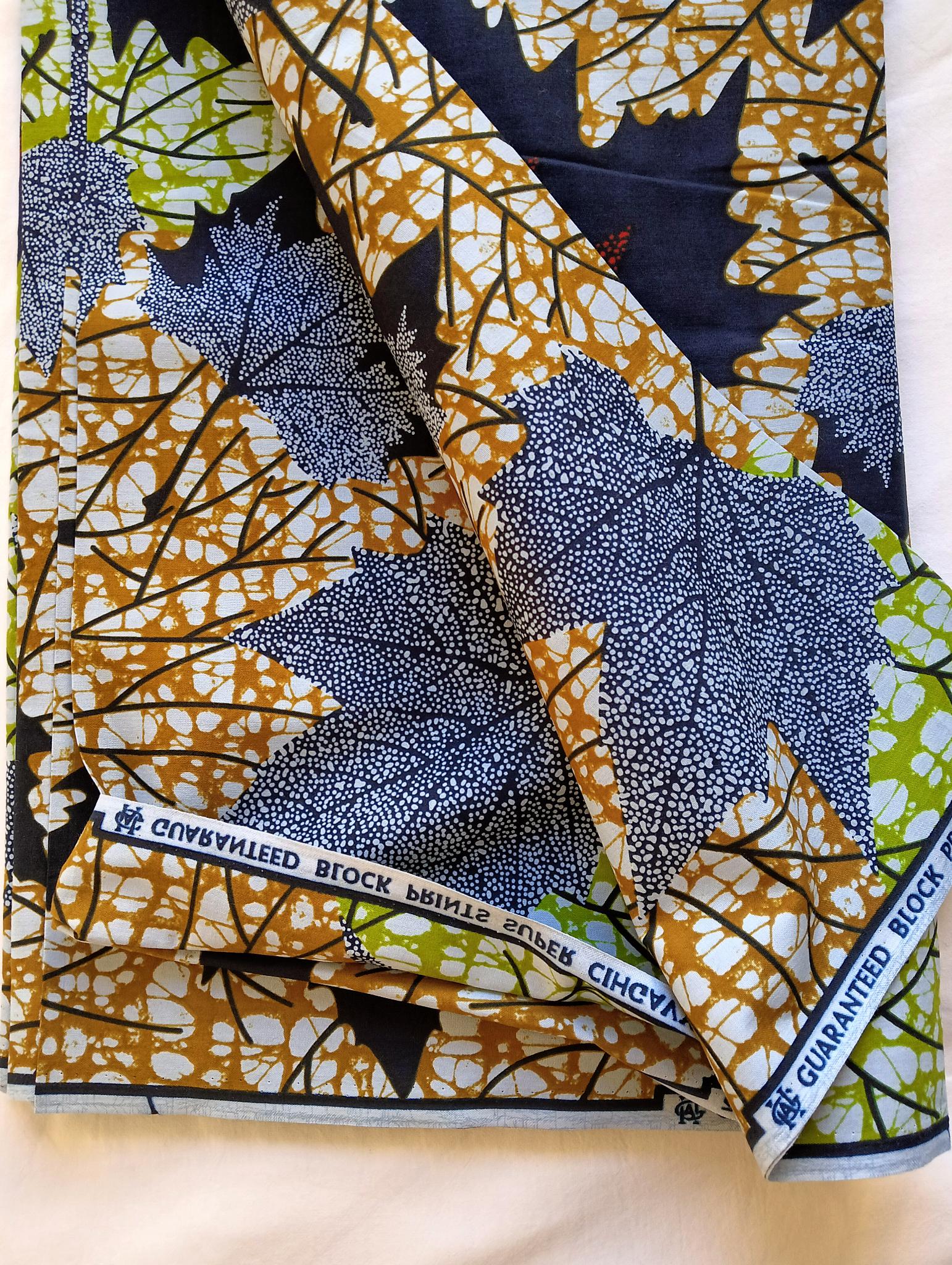 Tissu Wax Zoé - Coton - 2 Yards