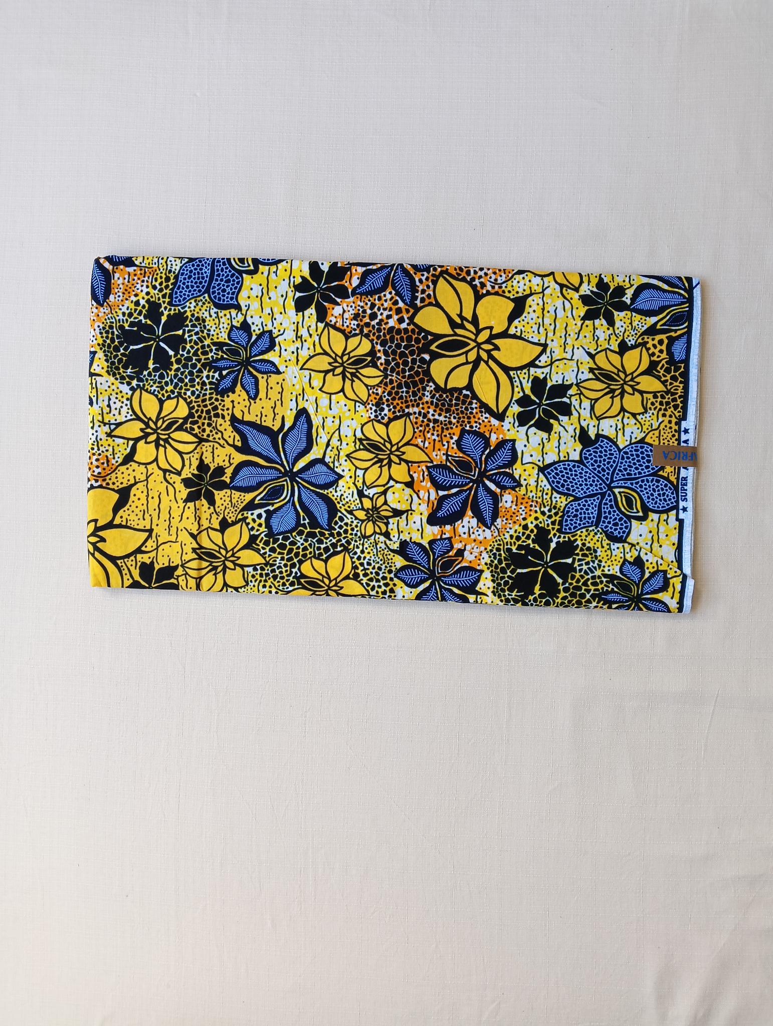Tissu Wax Africain Aliyah - 6 Yards