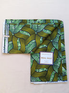 Tissu Wax Africain Jade - 6 Yards