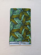 Tissu Wax Africain Jade - 6 Yards