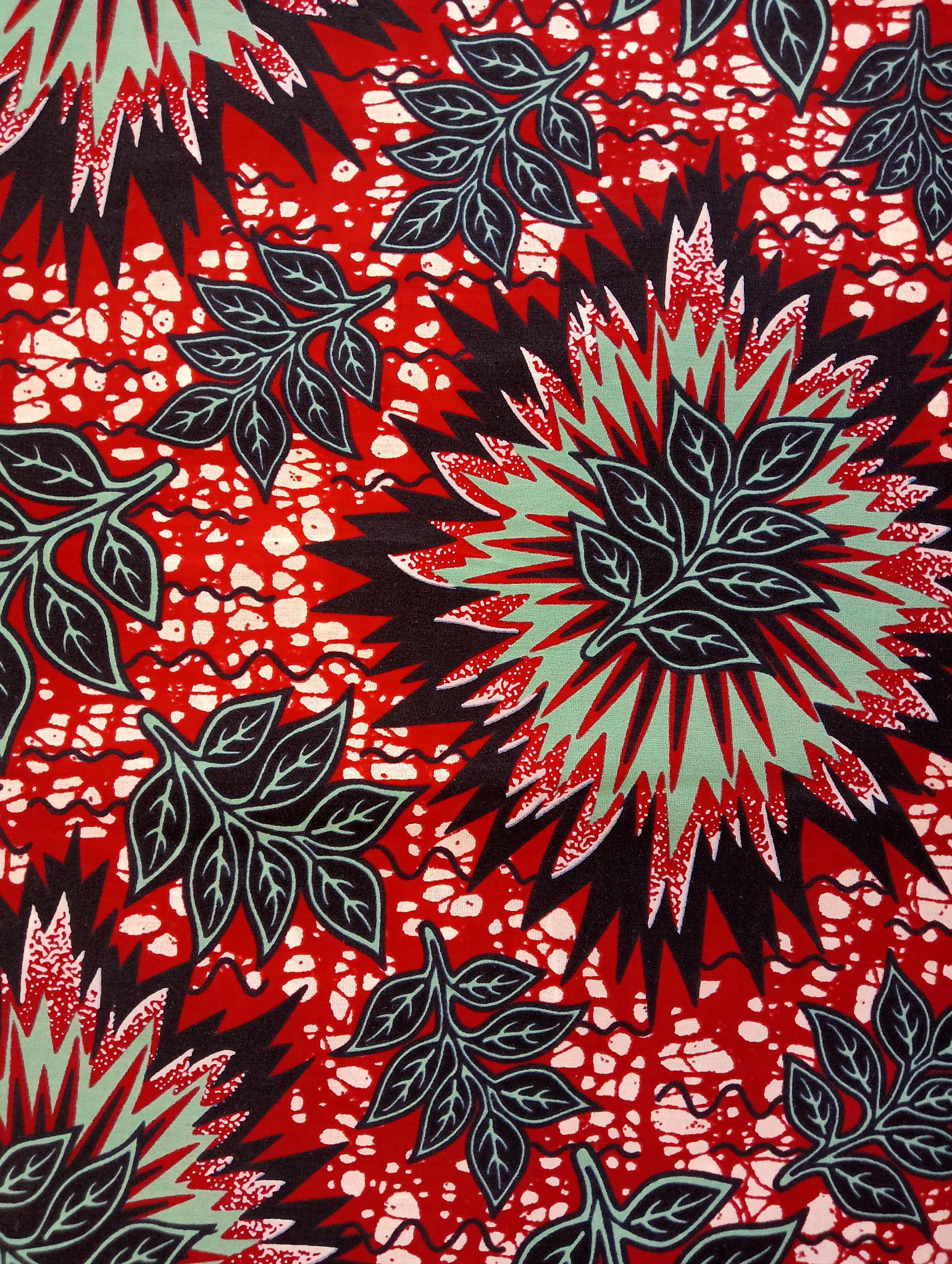 Tissu Wax Africain Zola - 6 Yards