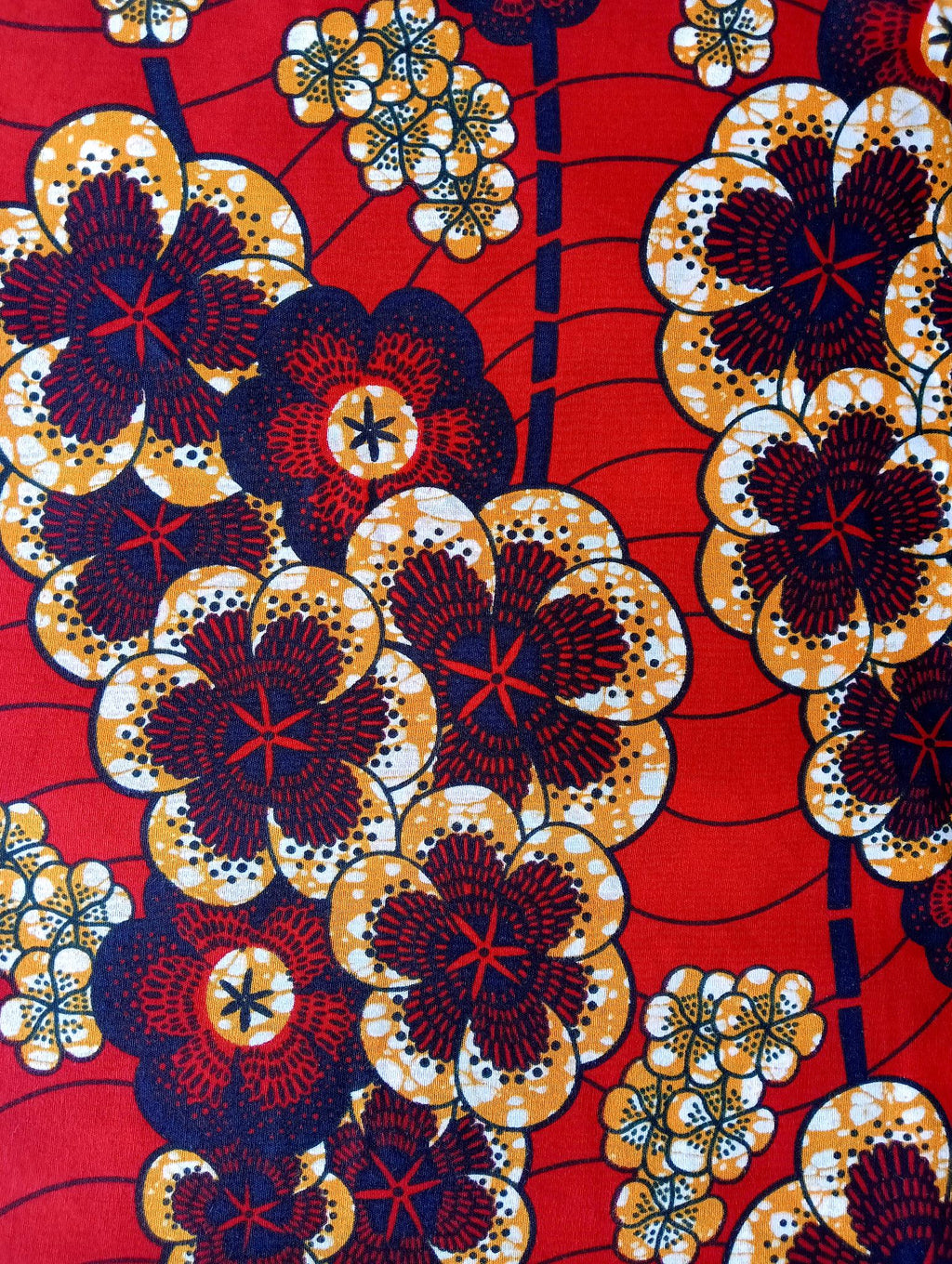 Tissu Wax Africain Fatima - 6 Yards