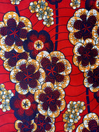 Tissu Wax Africain Fatima - 6 Yards
