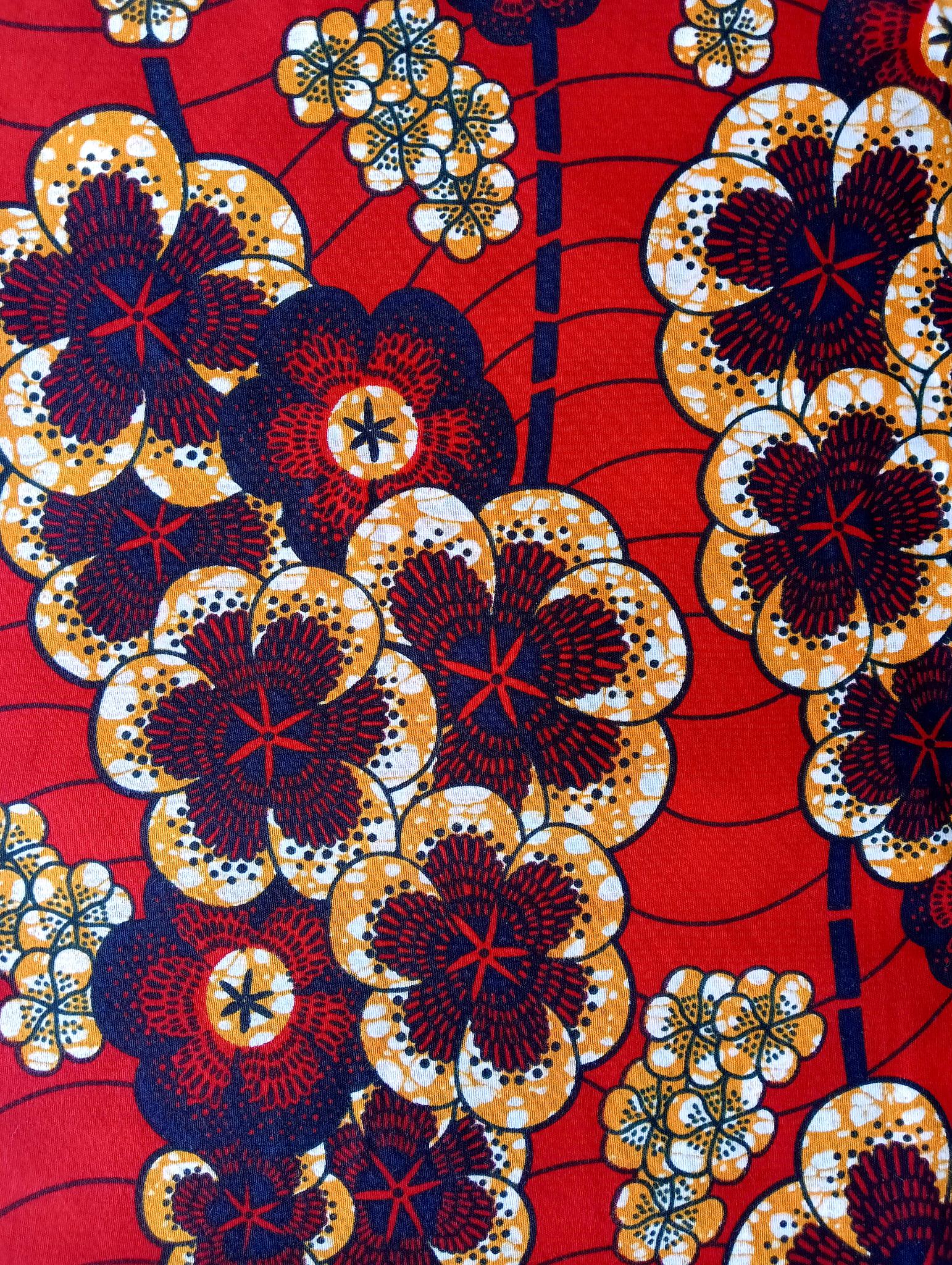 Tissu Wax Africain Fatima - 6 Yards