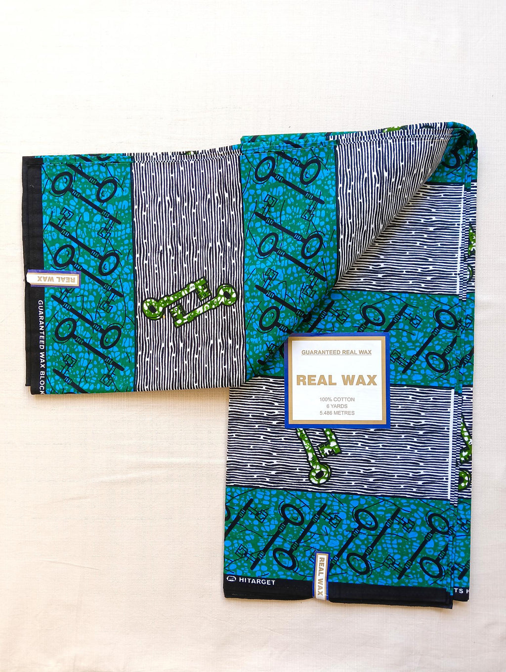 Tissu Wax Africain Adèle - 6 Yards