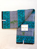 Tissu Wax Africain Adèle - 6 Yards