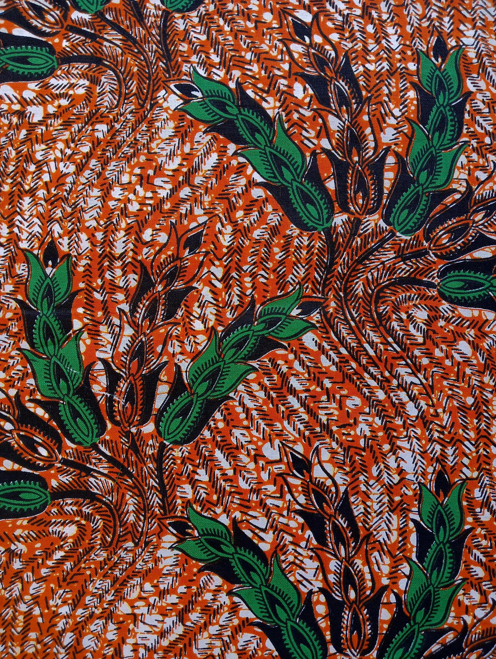 Tissu Wax Africain Inès - 6 Yards