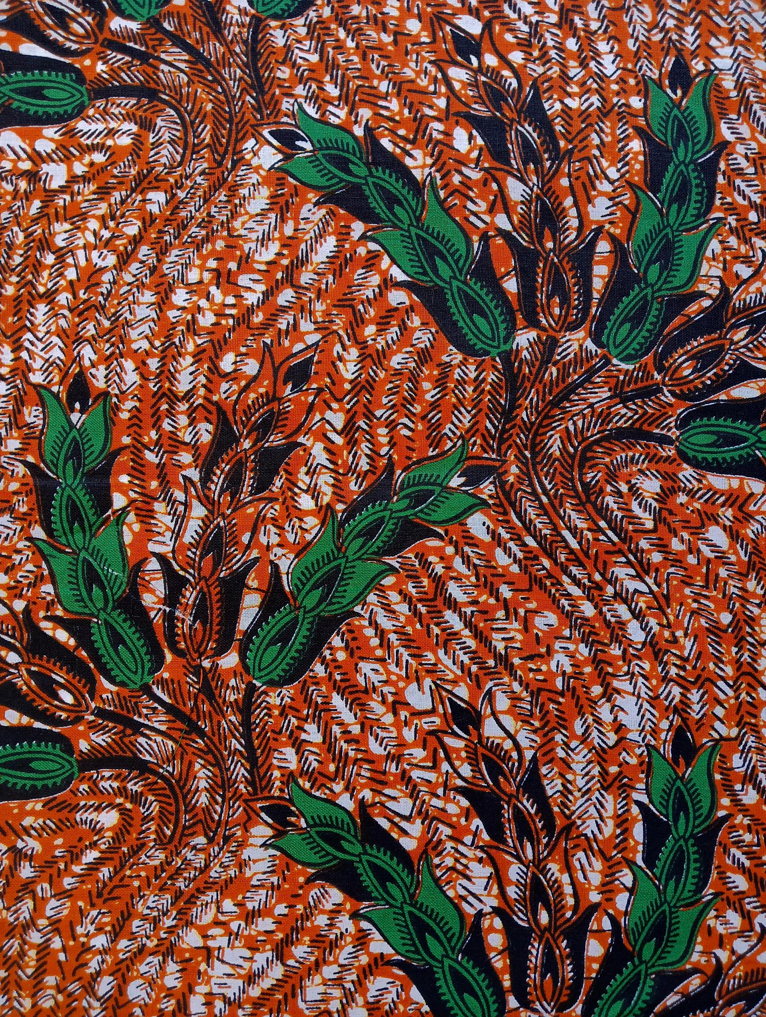 Tissu Wax Africain Inès - 6 Yards