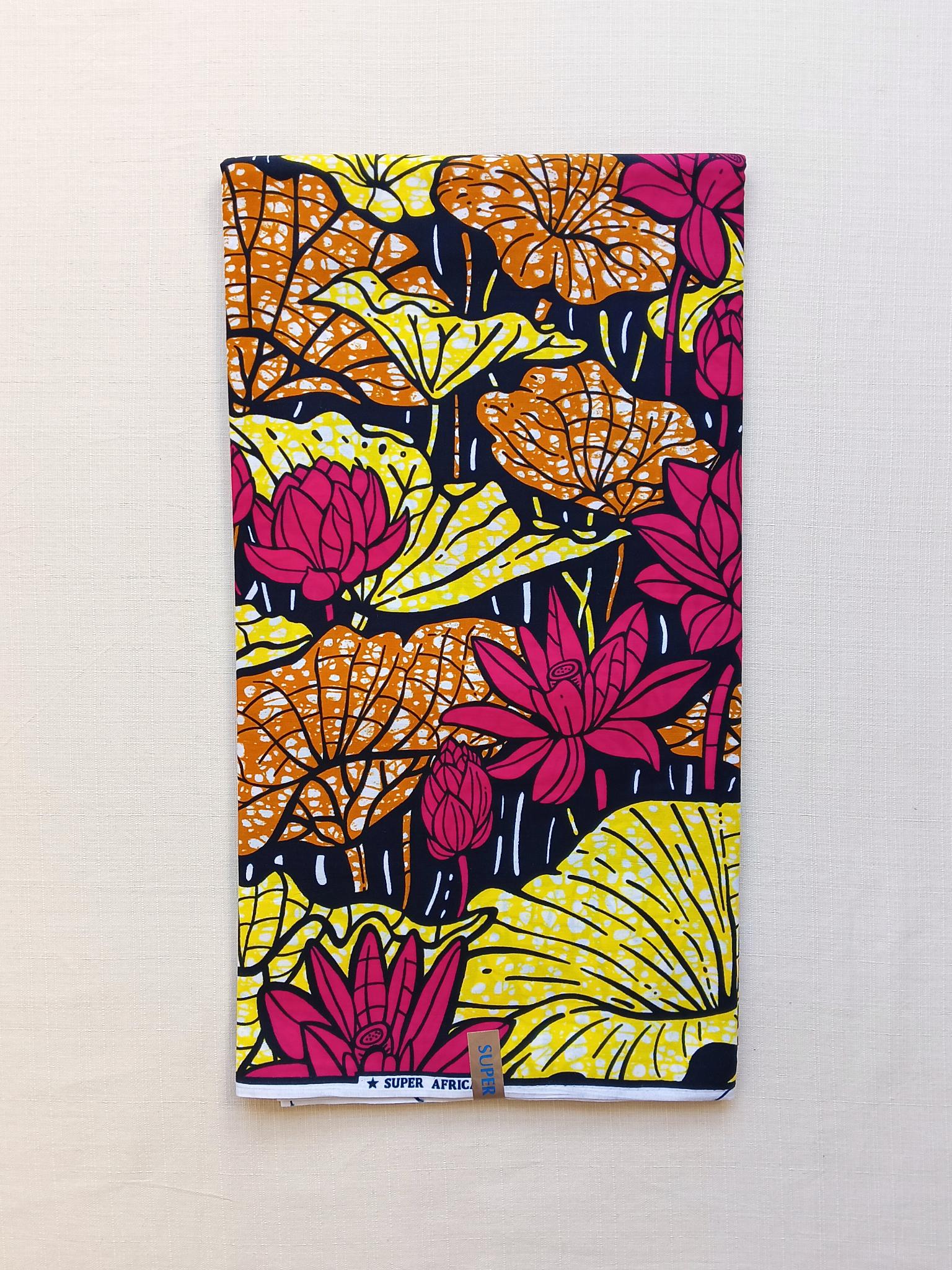 Tissu Wax Africain Nora - 6 Yards