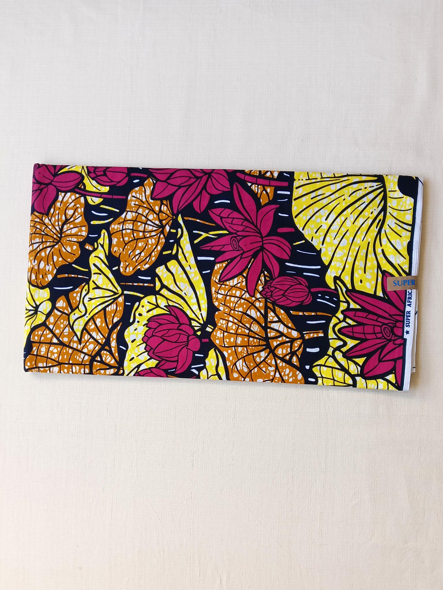 Tissu Wax Africain Nora - 6 Yards