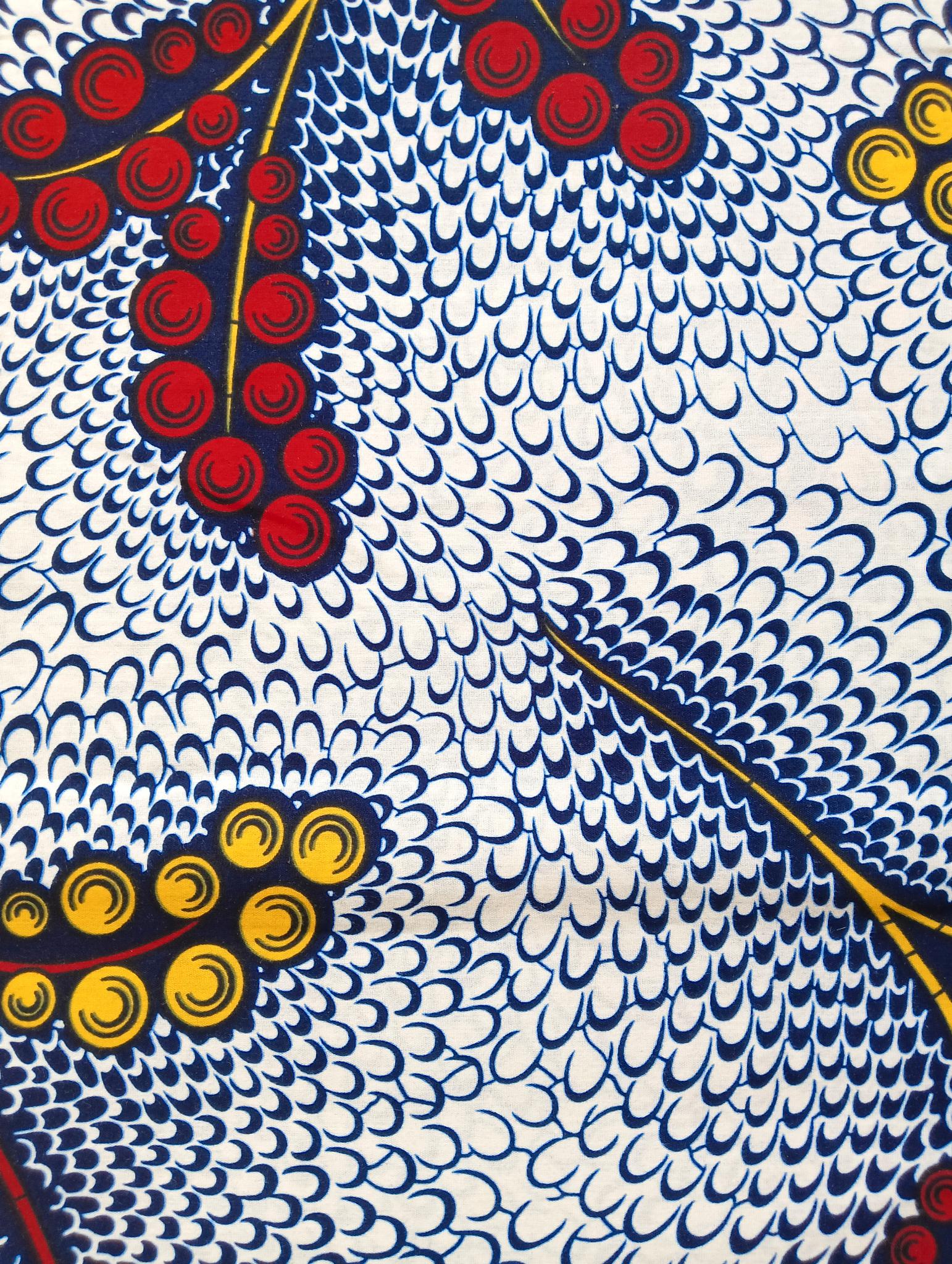 Tissu Wax Africain Vicky - 6 Yards