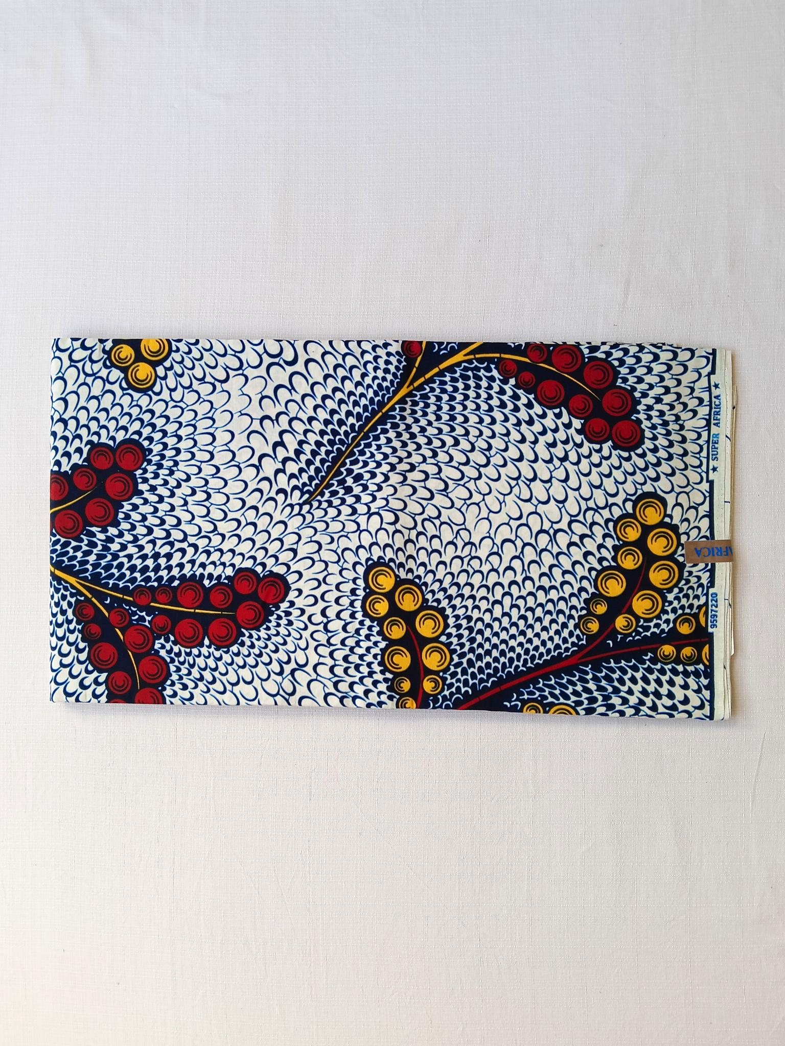 Tissu Wax Africain Vicky - 6 Yards