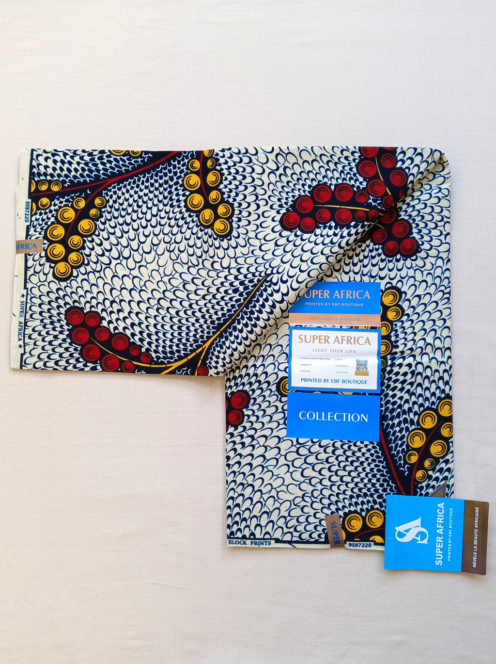 Tissu Wax Africain Vicky - 6 Yards