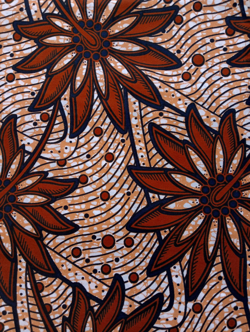 Tissu Wax Africain Paola - 6 Yards