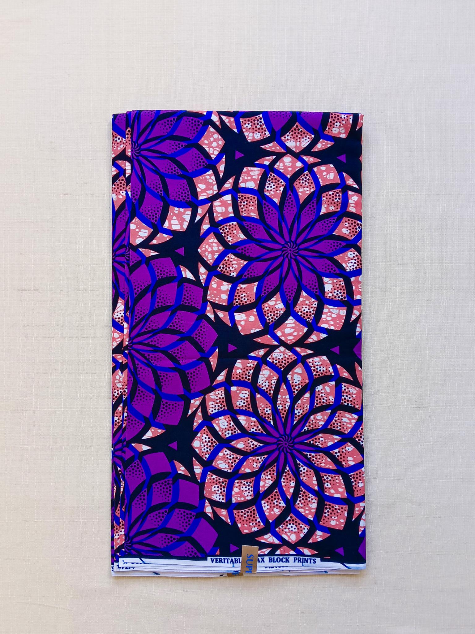 Tissu Wax Amara - 6 Yards