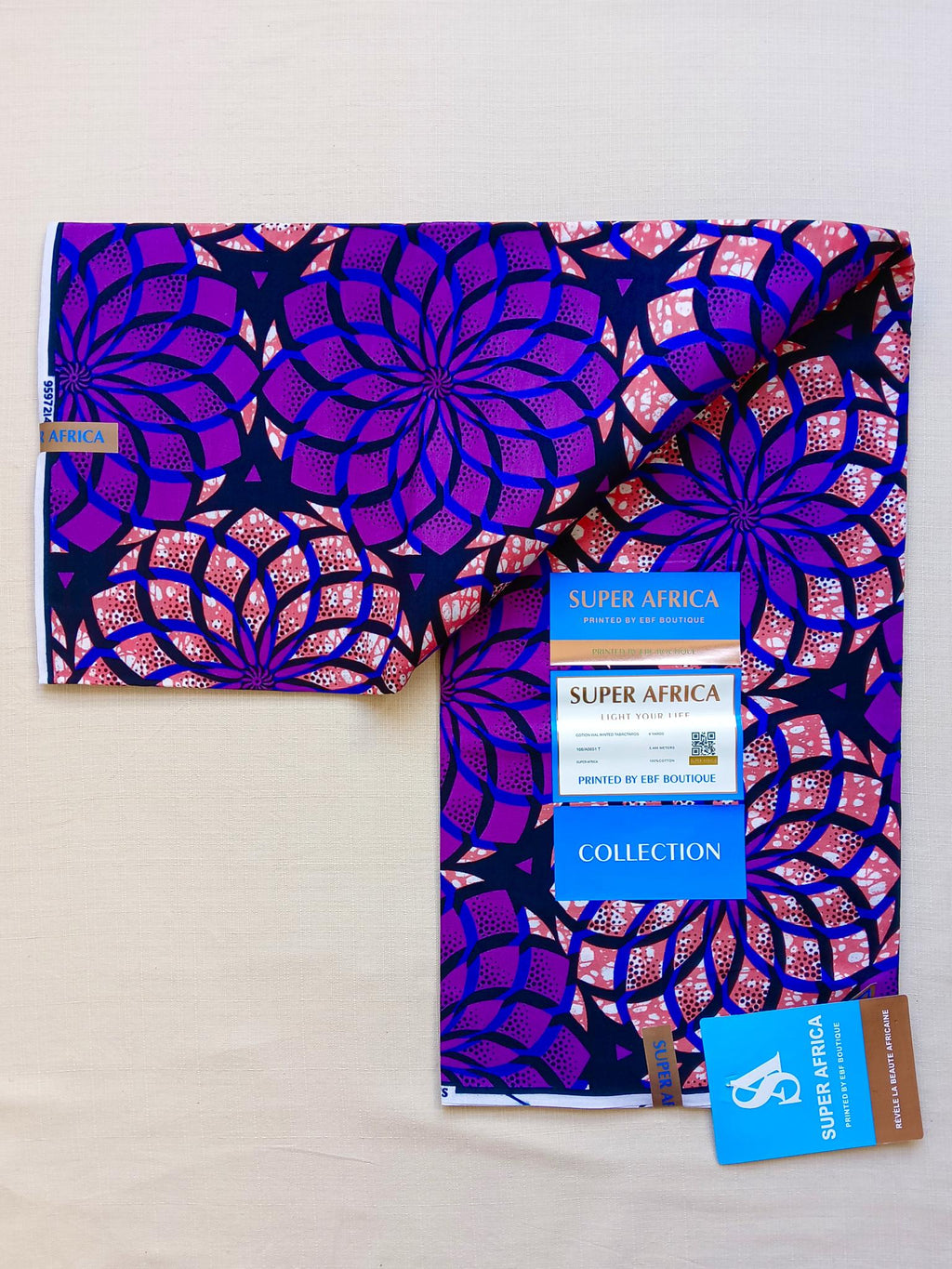 Tissu Wax Amara - 6 Yards