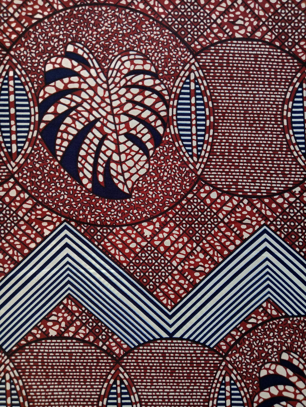 Tissu Wax Africain Zuri - 6 Yards