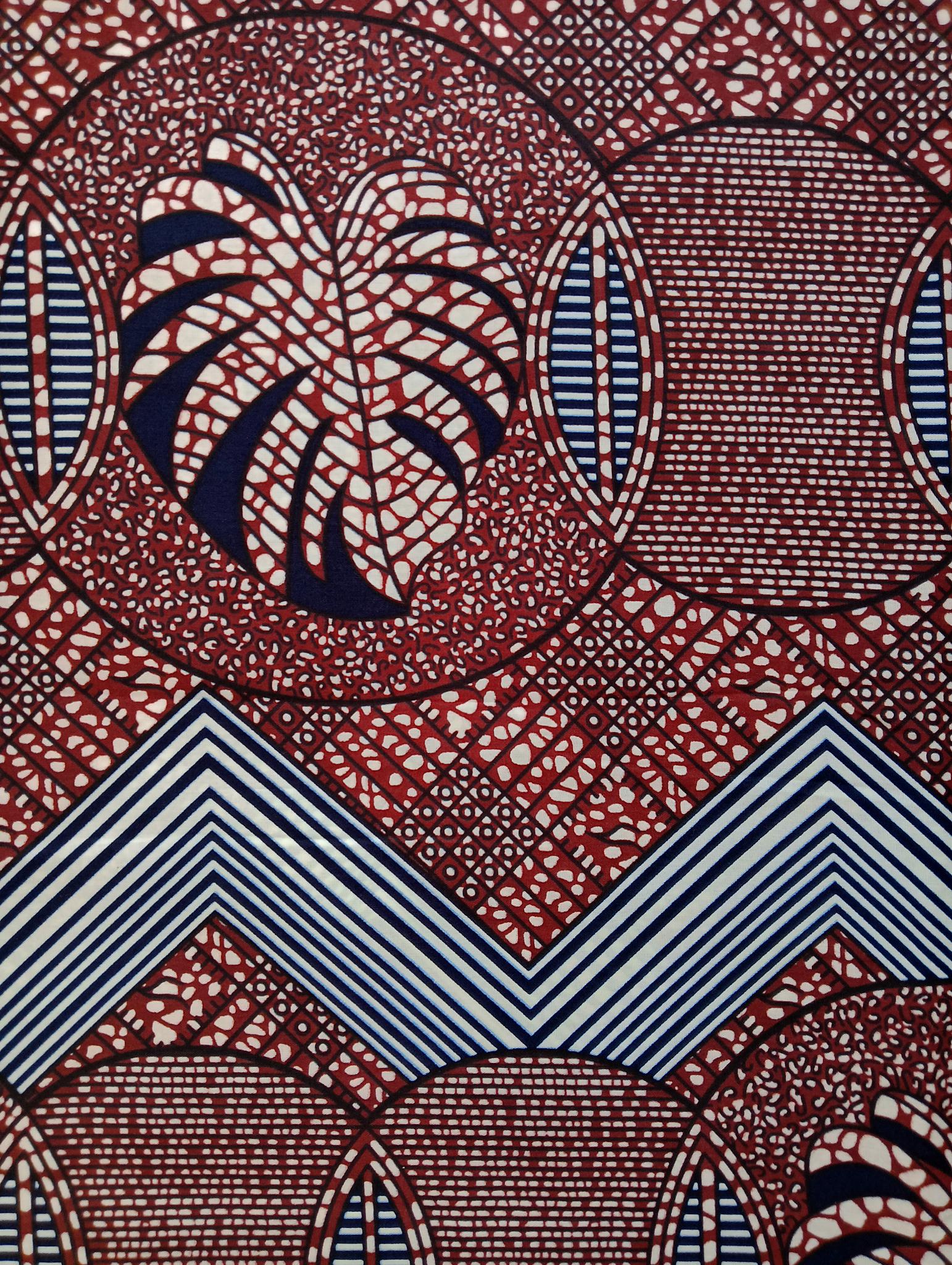 Tissu Wax Africain Zuri - 6 Yards