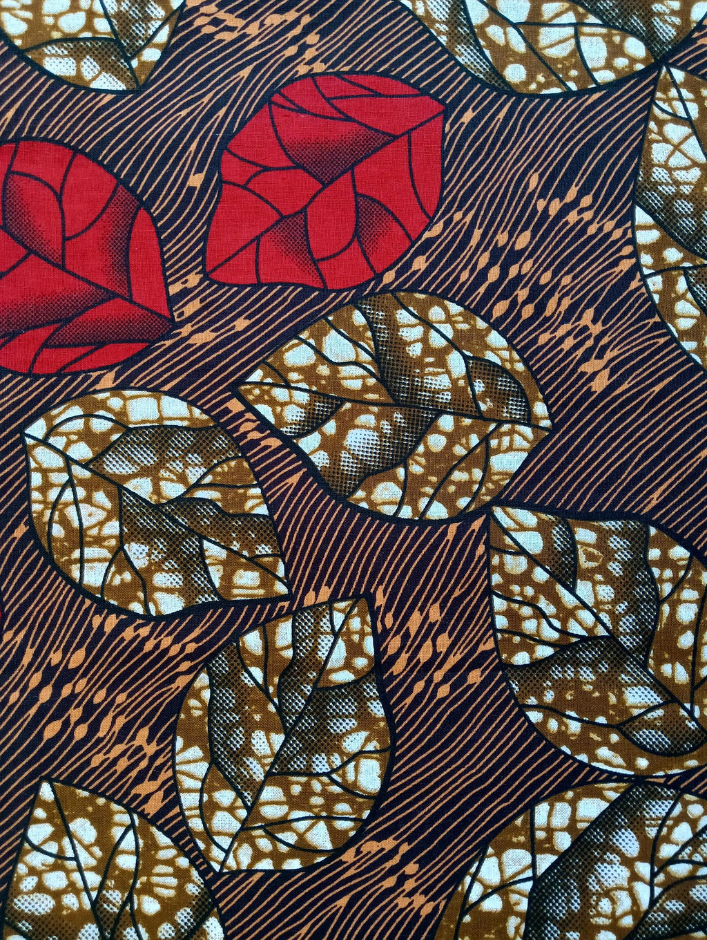 Tissu Wax Africain Lise - 6 Yards