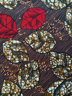 Tissu Wax Africain Lise - 6 Yards