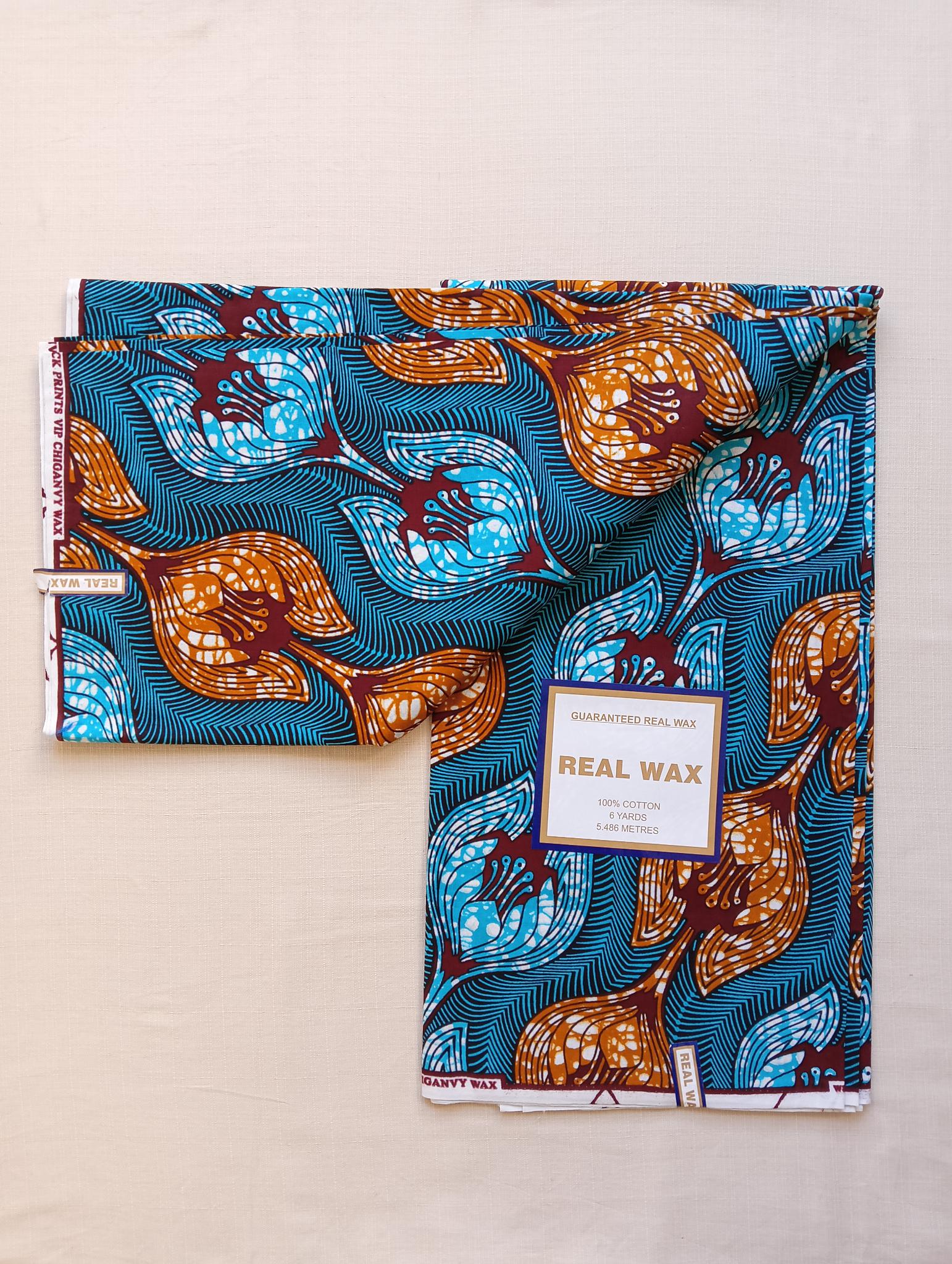 Tissu Wax Africain Imani - 6 Yards