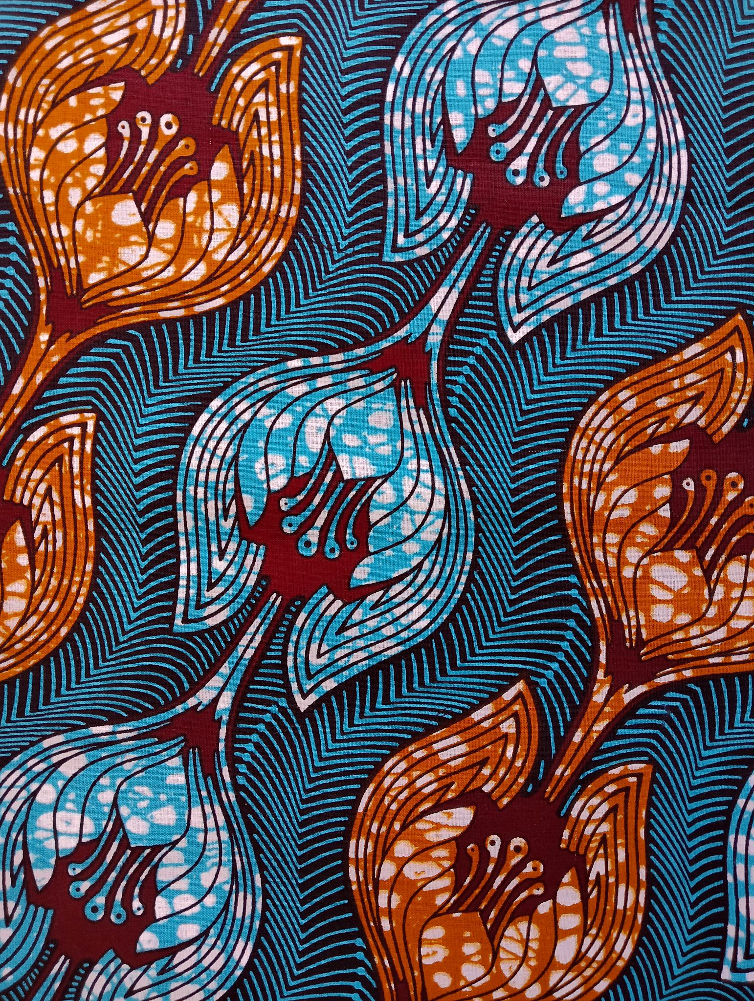 Tissu Wax Africain Imani - 6 Yards