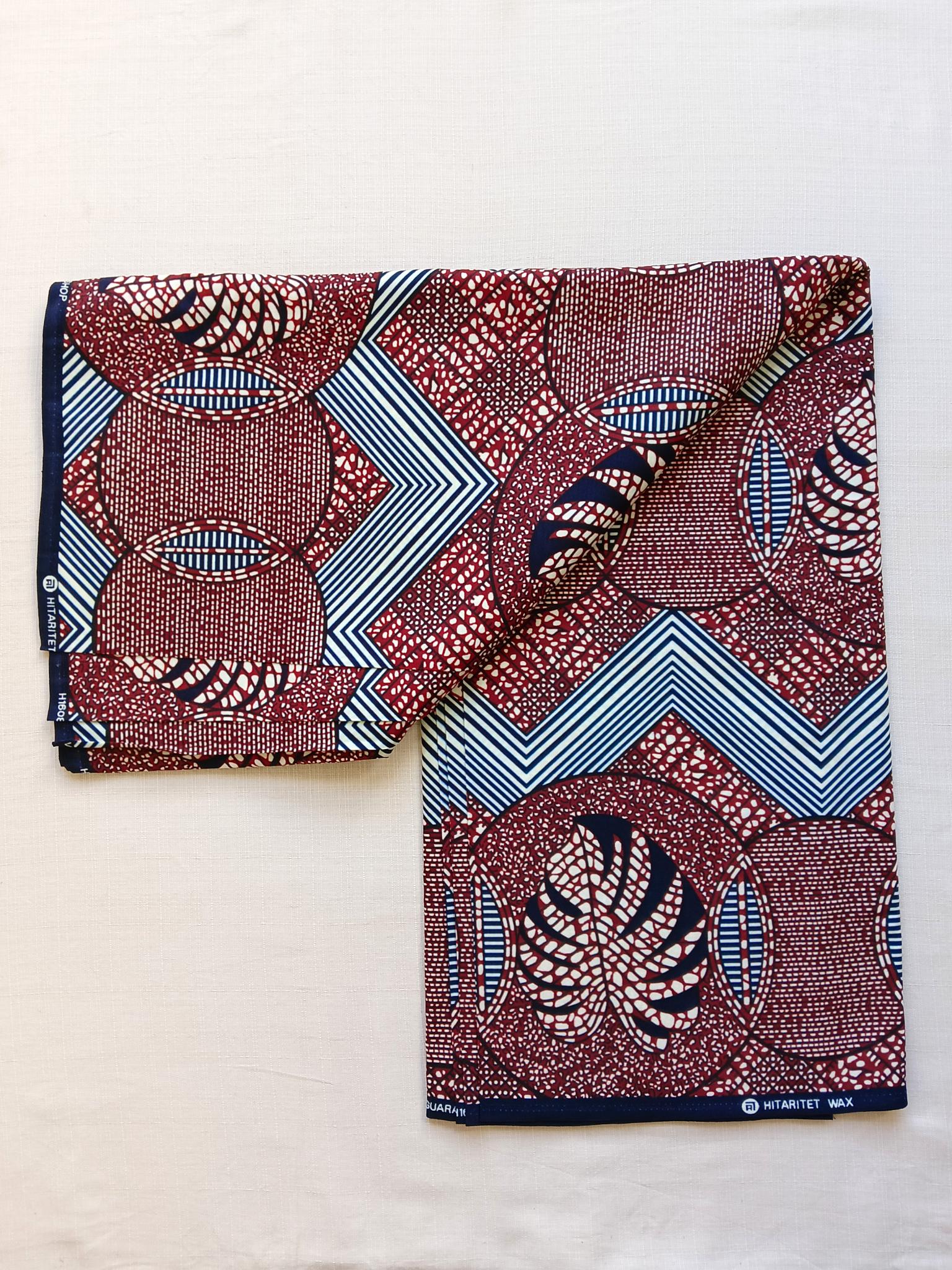 Tissu Wax Africain Zuri - 6 Yards