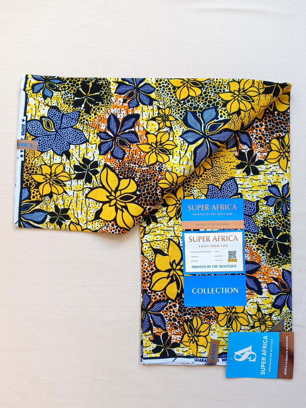 Tissu Wax Africain Aliyah - 6 Yards