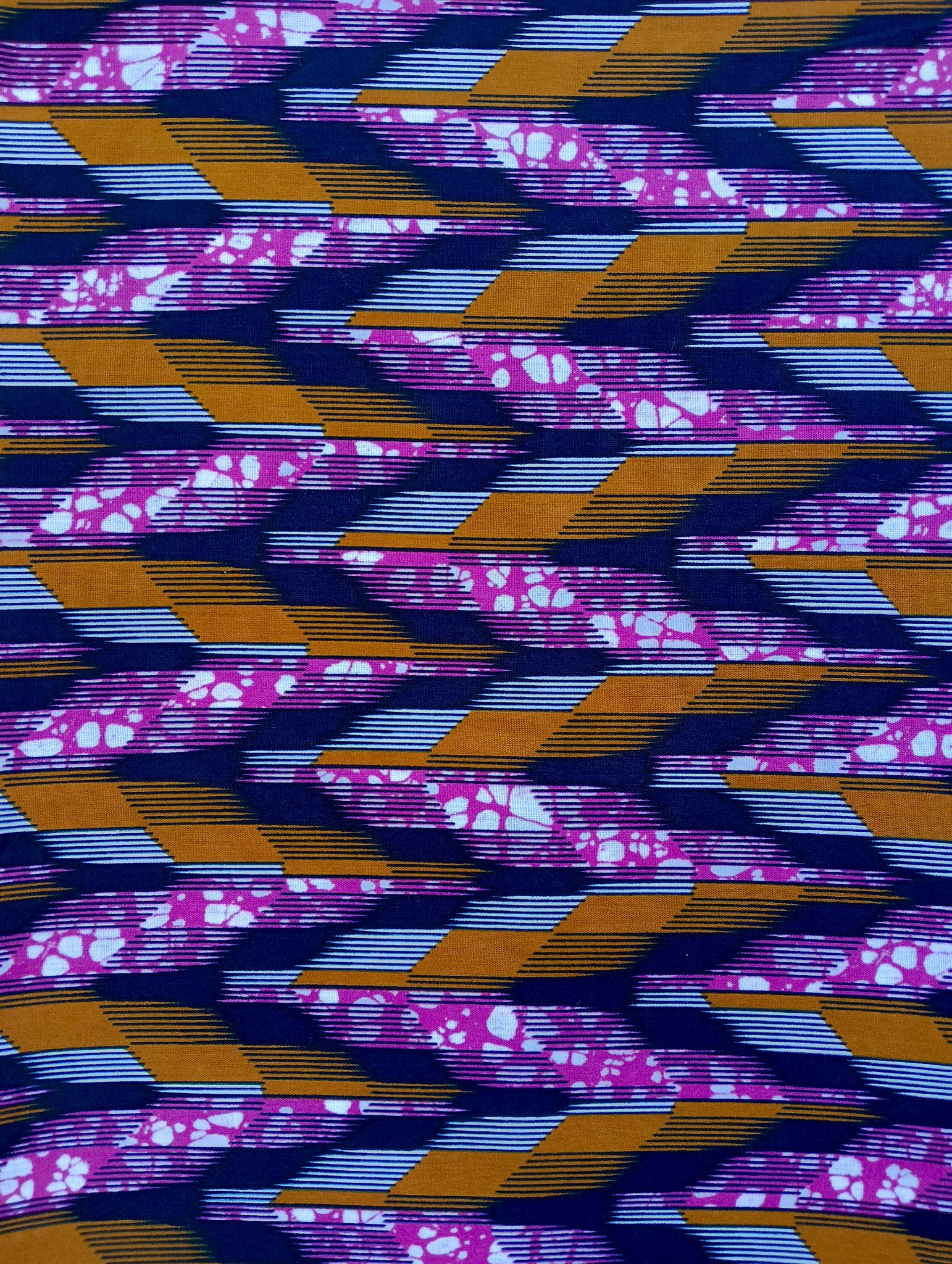 Tissu Wax Africain Malaika - 6 Yards