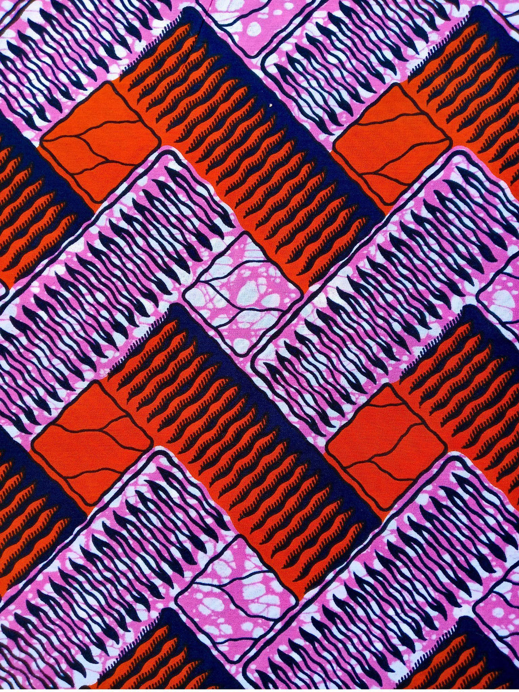 Tissu Wax Africain Tamar - 6 Yards