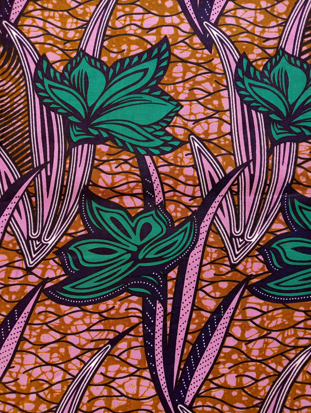 Tissu Wax Africain Haniah - 6 Yards