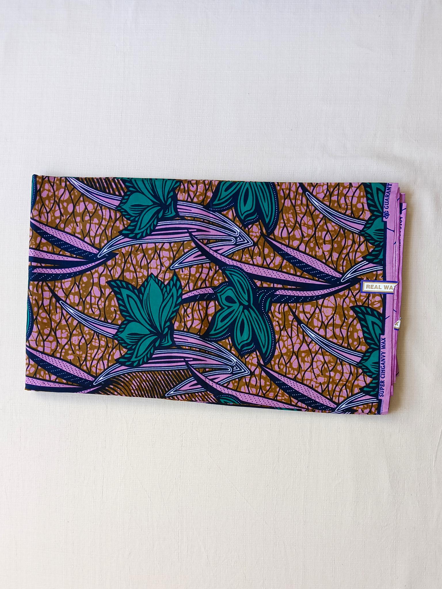 Tissu Wax Africain Haniah - 6 Yards