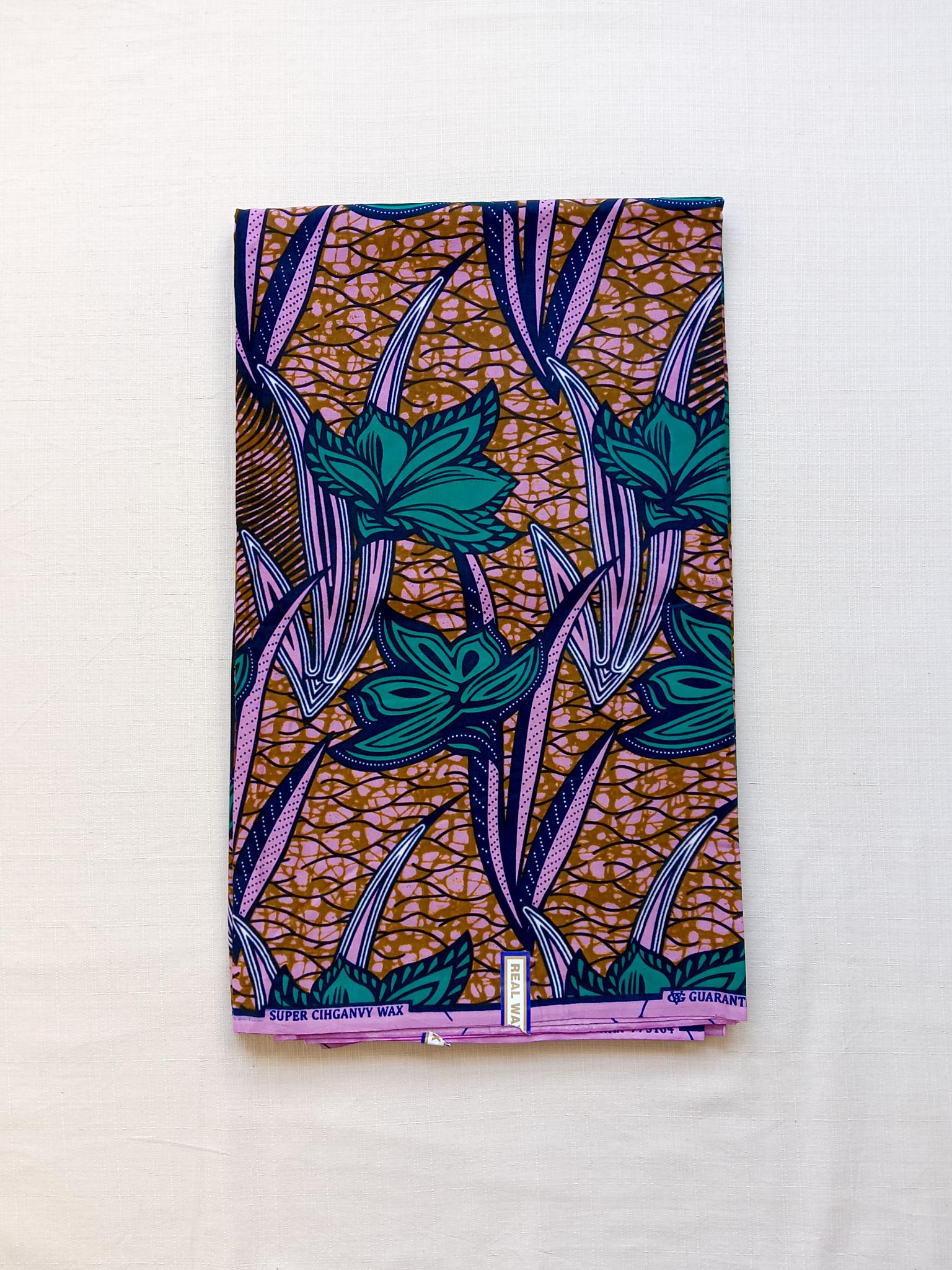 Tissu Wax Africain Haniah - 6 Yards