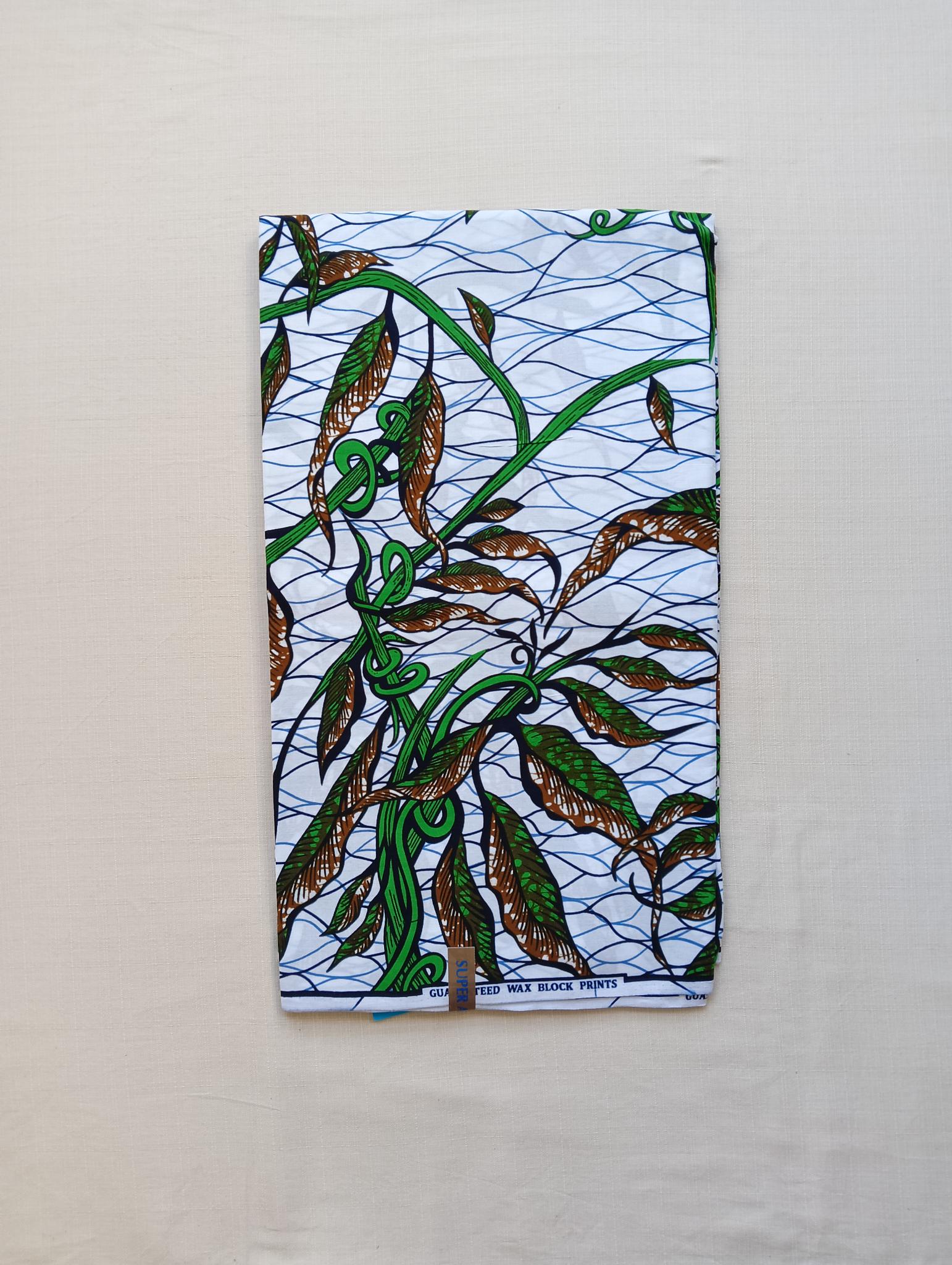 Tissu Wax Africain Layla - 6 Yards