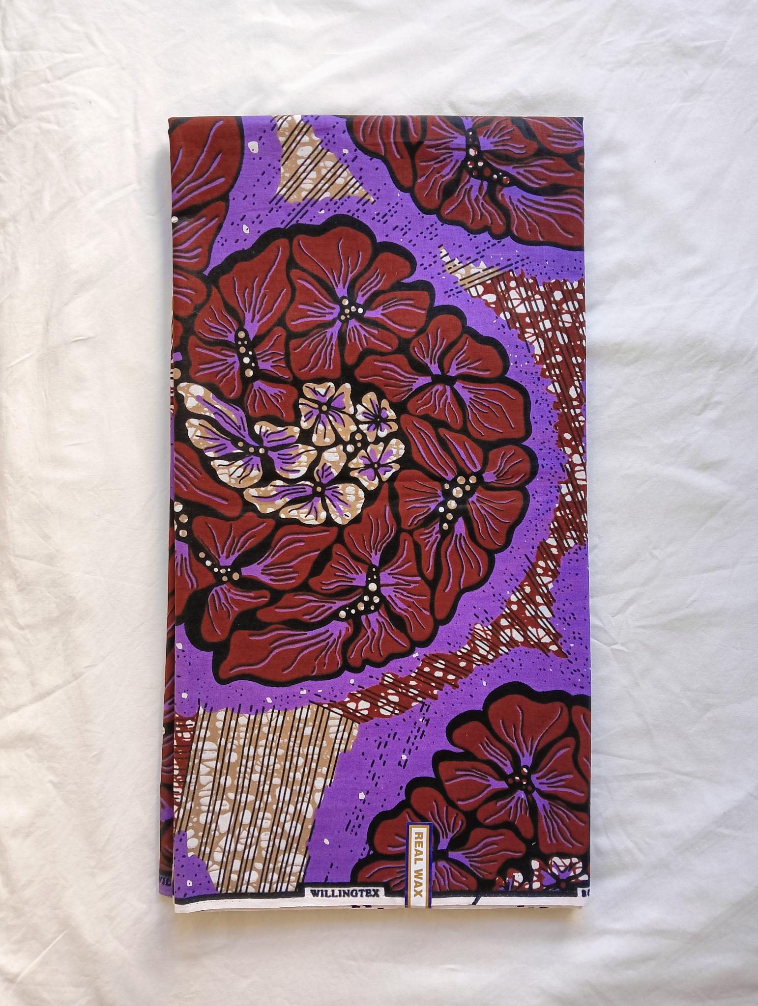 Tissu Wax Andréa - Coton - 2 Yards